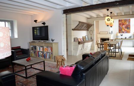 G&icirc;te n&deg;37G24019 Saint-Jean-Saint-Germain - Indre-et-Loire - 1&egrave;re maison pour 8 personnes