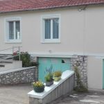 Les Sablons I et II - terrasse du grand g&icirc;te et acc&egrave;s aux sous-sols