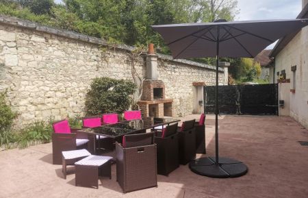 G&icirc;te n&deg;41G1287 Saint-Aignan - Loir-et-Cher - Coin Terrasse (photo du propri&eacute;taire)